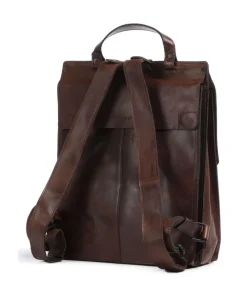 Harold Aberdeen Backpack pull-up cow leather dark brown