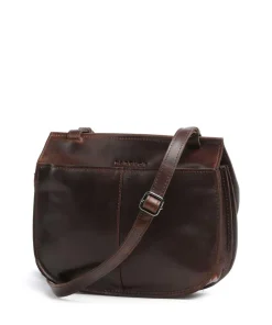 Harold Aberdeen Crossbody bag cow leather dark brown Online