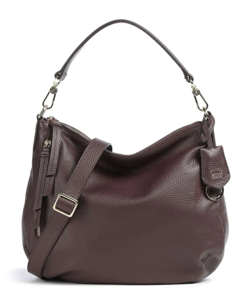 Abro Adria Juna Small Hobo bag grained leather wine Online