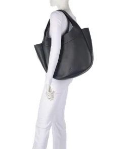 Abro Adria Loft Tote bag grained cow leather navy Best