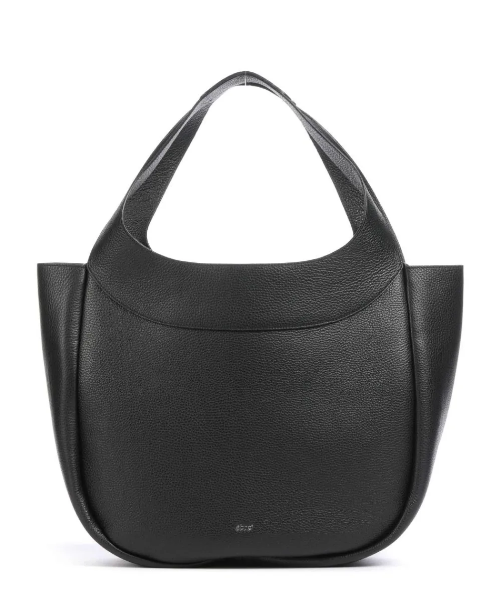 Abro Adria Loft Tote bag grained cow leather black Sale