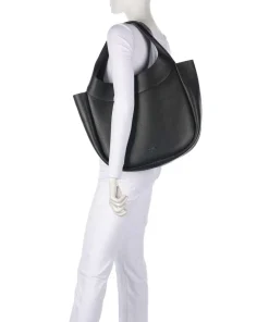 Abro Adria Loft Tote bag grained cow leather black Sale
