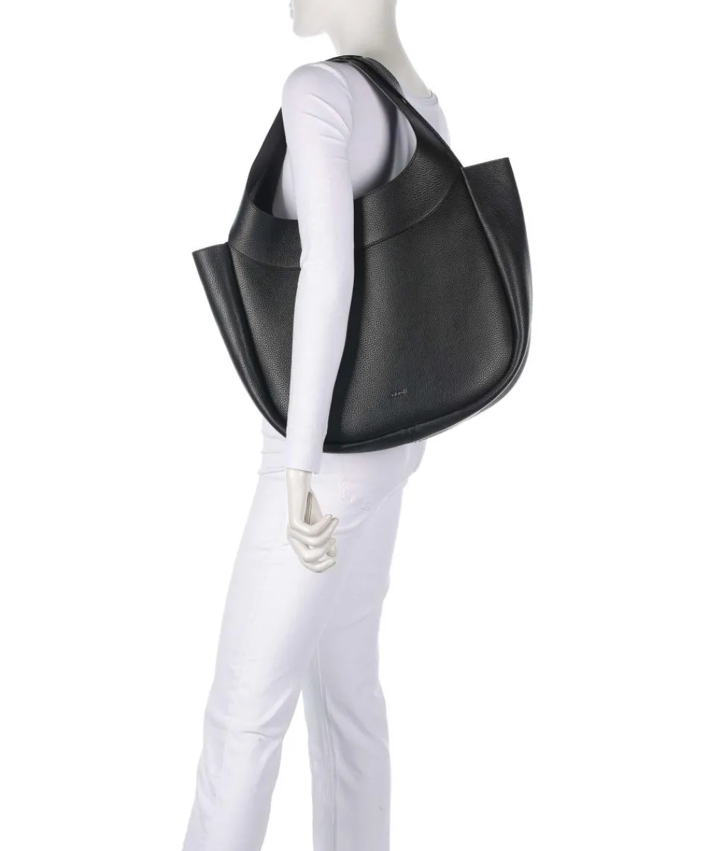 Abro Adria Loft Tote bag grained cow leather black Sale