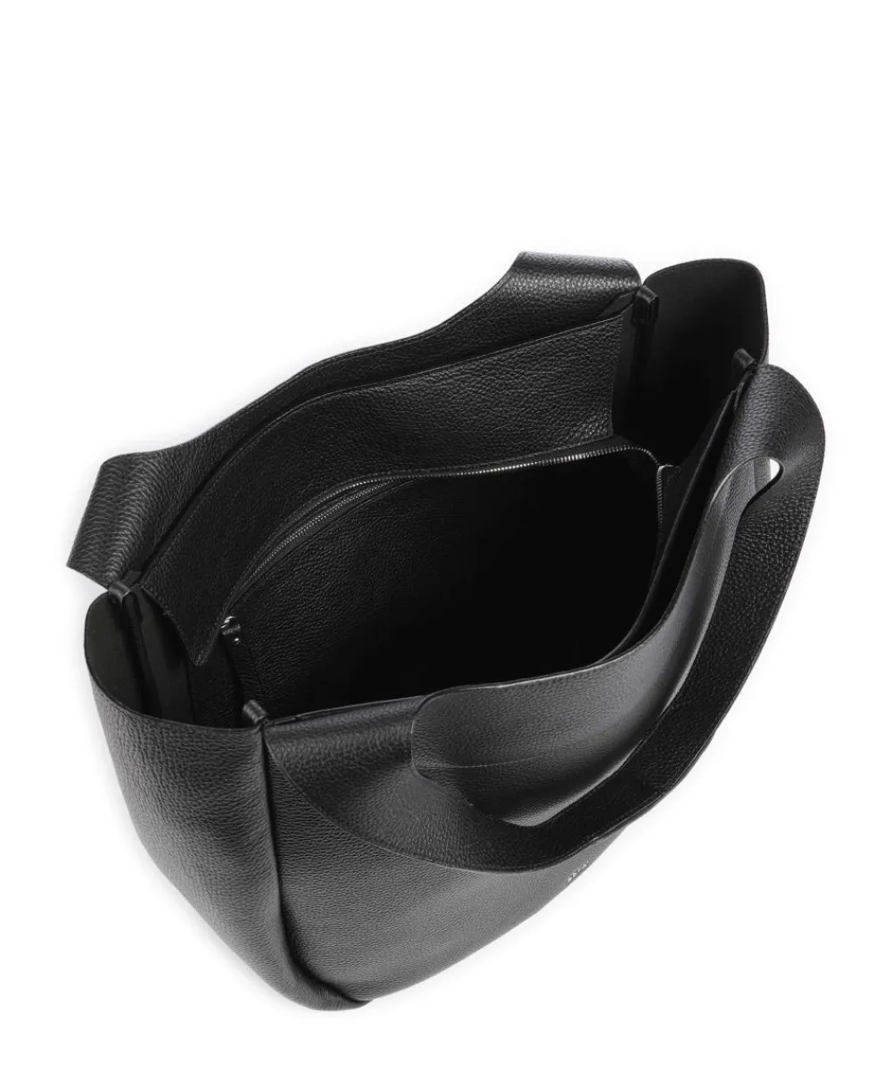 Abro Adria Loft Tote bag grained cow leather black Sale