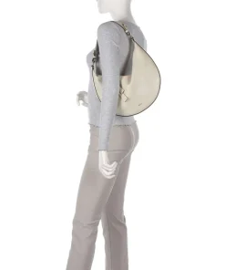 Abro Adria Lulu Hobo bag grained cow leather cream New