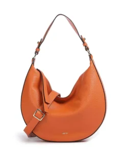 Abro Adria Lulu Hobo bag grained cow leather orange Outlet