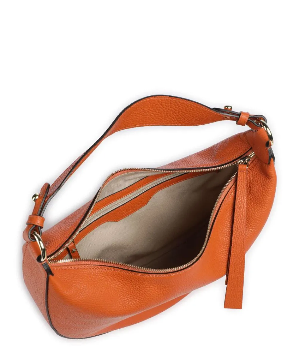 Abro Adria Lulu Hobo bag grained cow leather orange Outlet