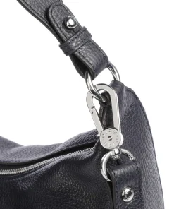 Abro Adria Lulu Small Hobo bag grained cow leather navy Clearance