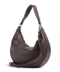 Abro Adria Lulu Small Hobo bag grained leather wine Best