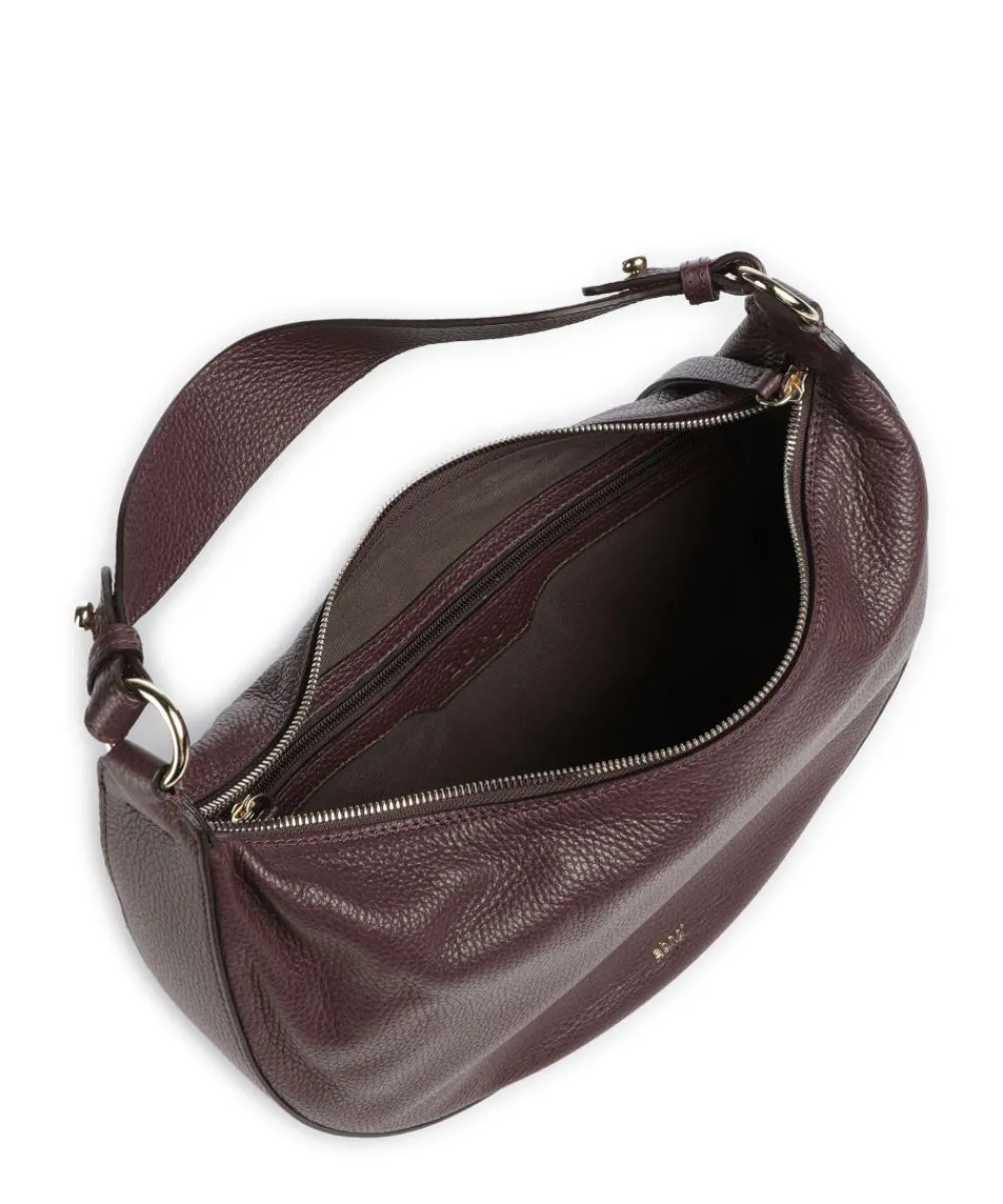 Abro Adria Lulu Small Hobo bag grained leather wine Best