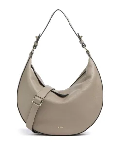 Adria Lulu Small Hobo bag grained leather Shoulder Bags|Hobo Bags