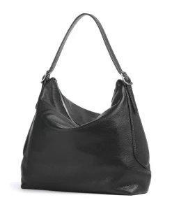 Abro Agave Carina Hobo bag grained leather black Best