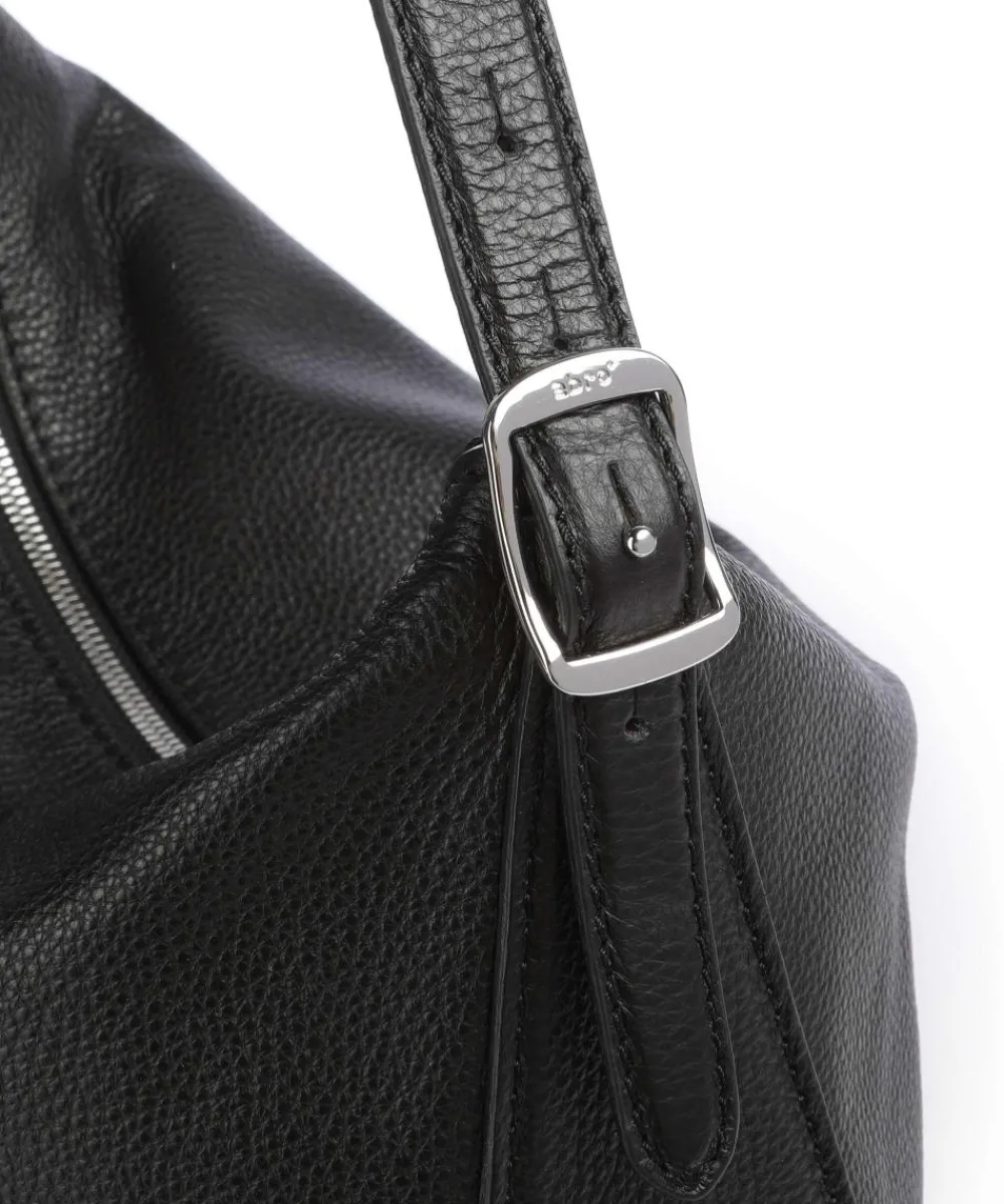 Abro Agave Carina Hobo bag grained leather black Best