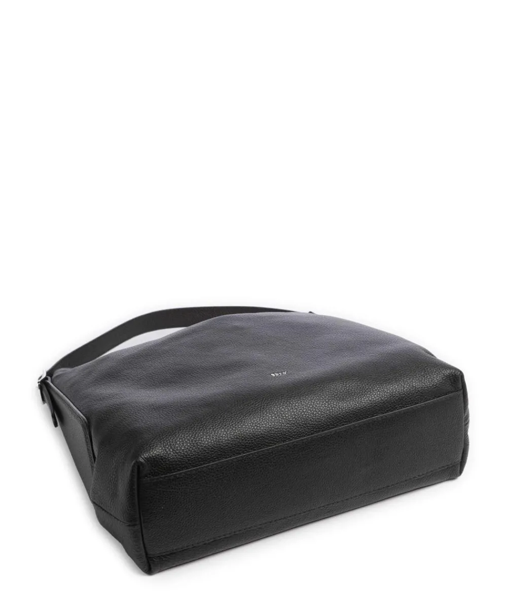 Abro Agave Carina Hobo bag grained leather black Best