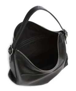 Abro Agave Carina Hobo bag grained leather black Best