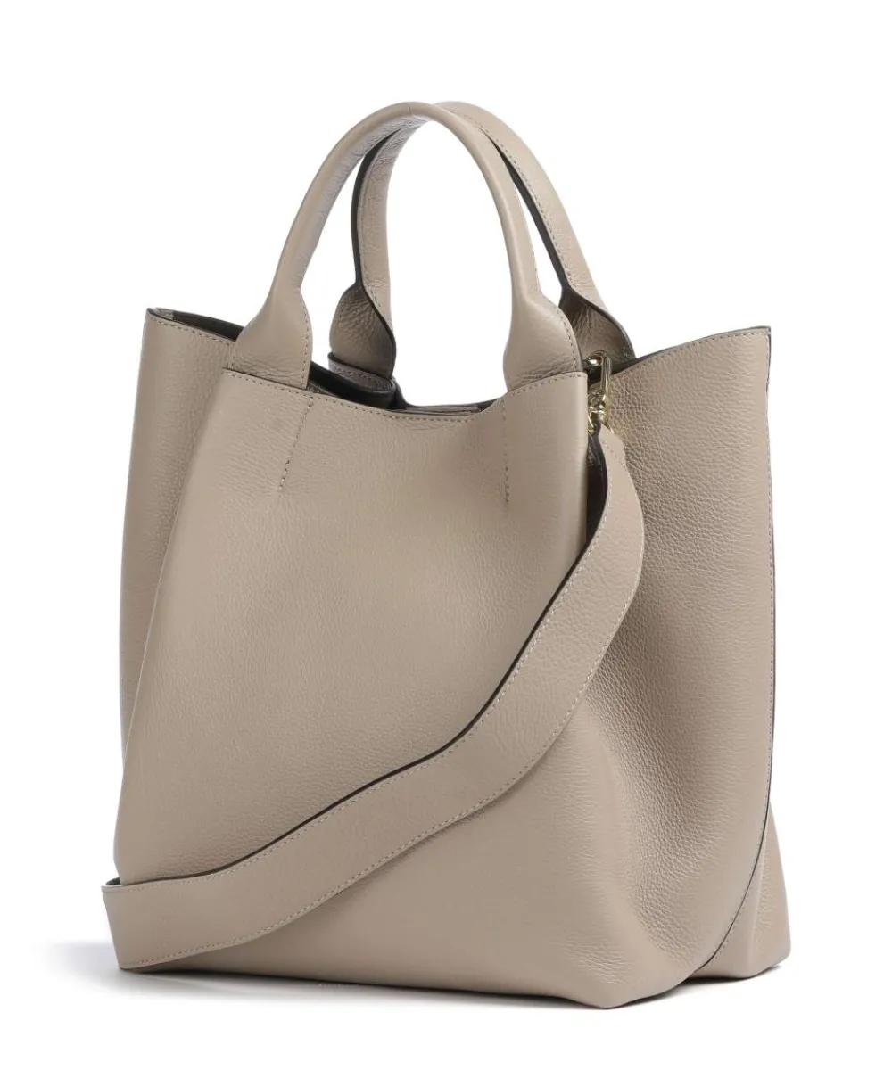Abro Agave Essential Medium Handbag grained leather beige Best