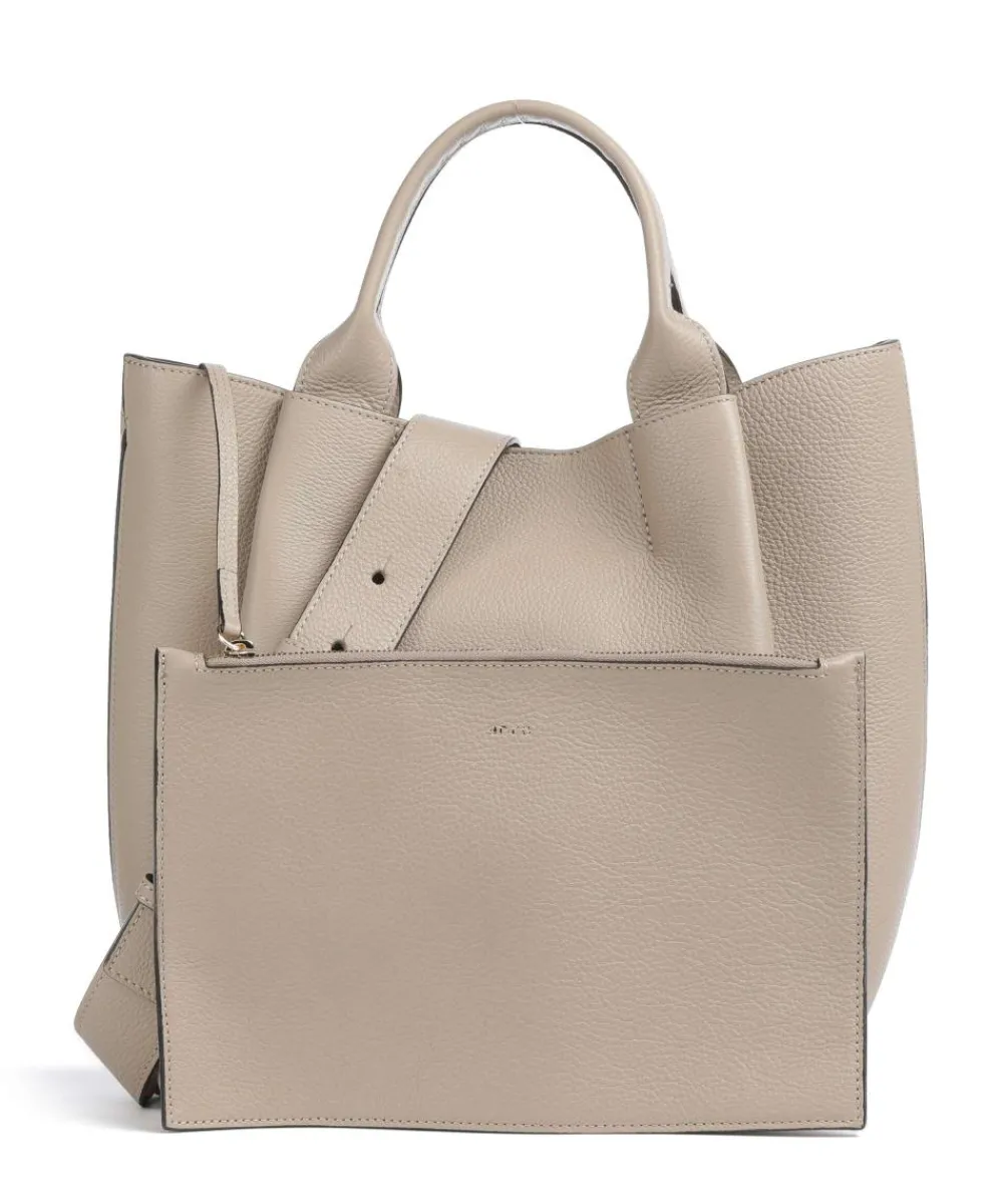 Abro Agave Essential Medium Handbag grained leather beige Best