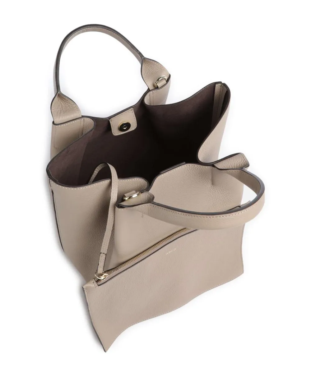 Abro Agave Essential Medium Handbag grained leather beige Best