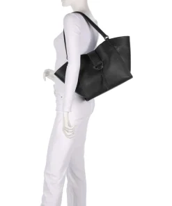 Abro Agave Temi Tote bag grained leather black