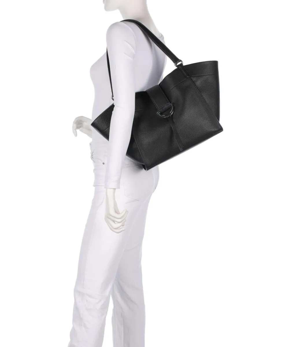 Abro Agave Temi Tote bag grained leather black