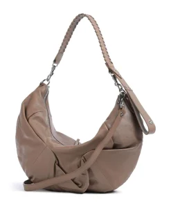 Vivienne Westwood Agnes Supple Medium Hobo bag sheepskin leather taupe New