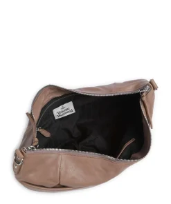 Vivienne Westwood Agnes Supple Medium Hobo bag sheepskin leather taupe New