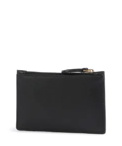 Pinko Airone Credit card holder fine grain cow leather black Hot