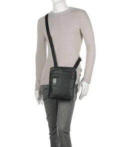 New AKRON Crossbody bag 10″ fine grain cow leather Crossbody Bags