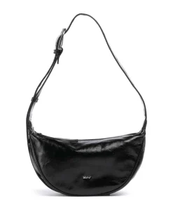 Abro Alias Soft By My Side Shoulder bag fine grain cow leather black New