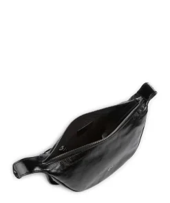 Abro Alias Soft By My Side Shoulder bag fine grain cow leather black New