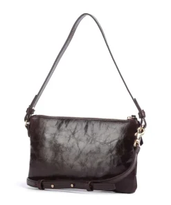 Les Visionnaires Alice Crinkle Shoulder bag fine grain cow leather bordeaux red Best