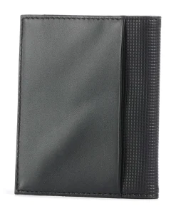 Victorinox Altius Alox Bi-Fold RFID Credit card holder fine grain leather black Clearance