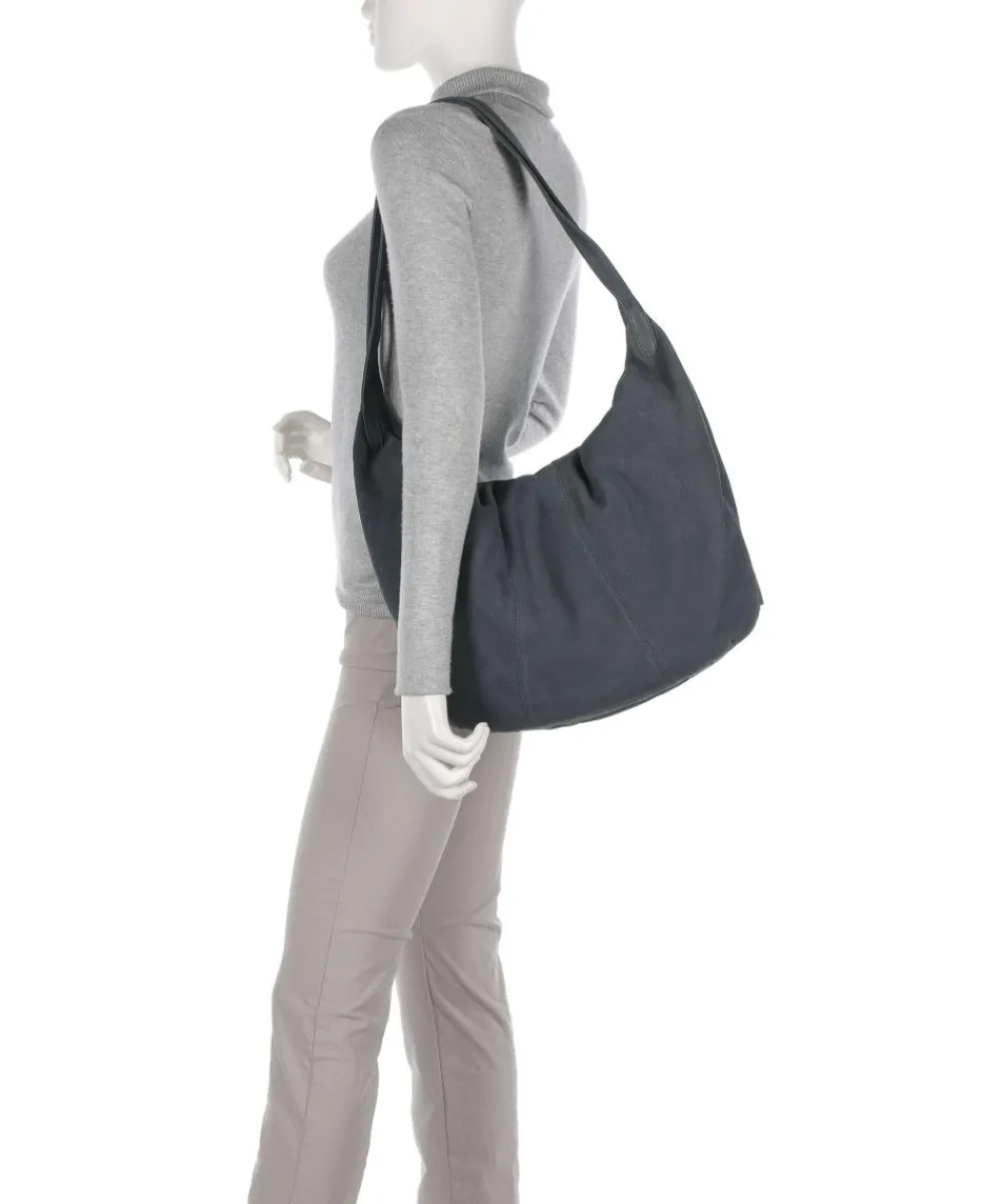 Aunts & Uncles Amelie´s Nettle Bed Ginseng Hobo bag brushed leather dark green Hot