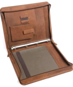 Harold Antic Portfolio cow leather brown New