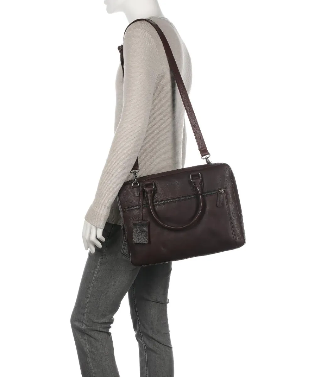 Antique Avery Briefcase 14″ grained leather Business- & Laptop Bags