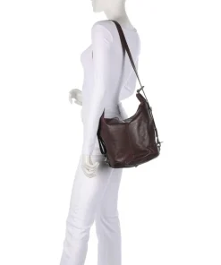 Spikes & Sparrow Apache Claudria Backpack bag grained leather dark brown Online