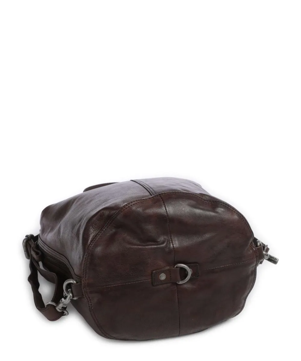 Spikes & Sparrow Apache Claudria Backpack bag grained leather dark brown Online