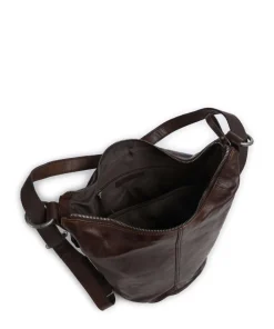 Spikes & Sparrow Apache Claudria Backpack bag grained leather dark brown Online