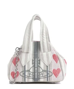 Outlet Archive Linen Heart Stripes Mini Crossbody bag fabric Handbags|Crossbody Bags