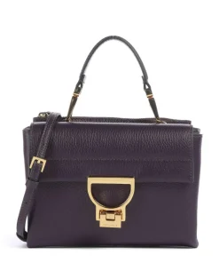 Coccinelle Arlettis Crossbody bag grained leather plum Hot