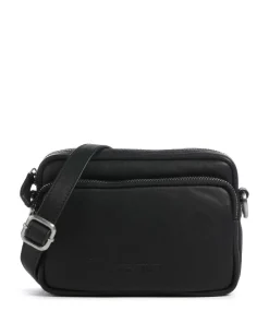 Jack Kinsky Aruba 1 Crossbody bag fine grain leather black New