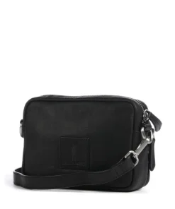 Jack Kinsky Aruba 1 Crossbody bag fine grain leather black New