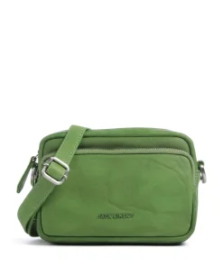 Jack Kinsky Aruba 1 Crossbody bag fine grain leather green New