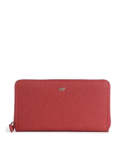 Braun Büffel Asti RFID Wallet grained cow leather red New