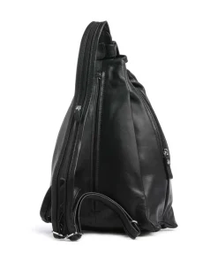 Castelijn & Beerens Babette Nappa Sling bag fine grain cow leather black Outlet