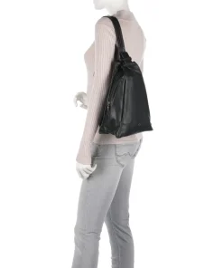 Castelijn & Beerens Babette Nappa Sling bag fine grain cow leather black Outlet
