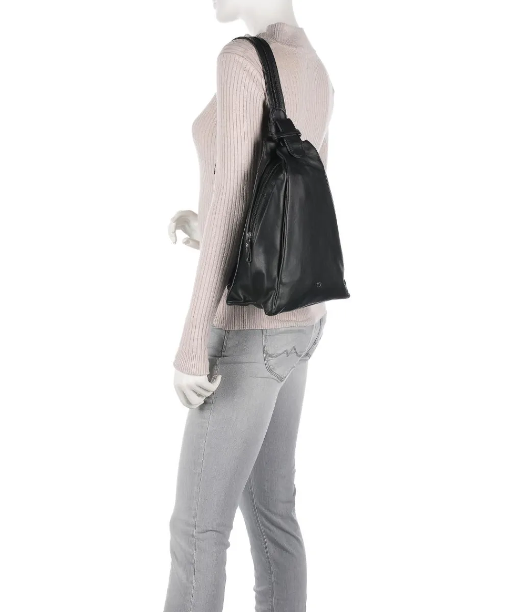 Castelijn & Beerens Babette Nappa Sling bag fine grain cow leather black Outlet