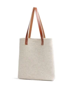 Hot Babette Tote bag fine grain leather, fabric Tote Bags