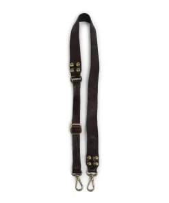 Campomaggi Bag strap cow leather dark brown Online