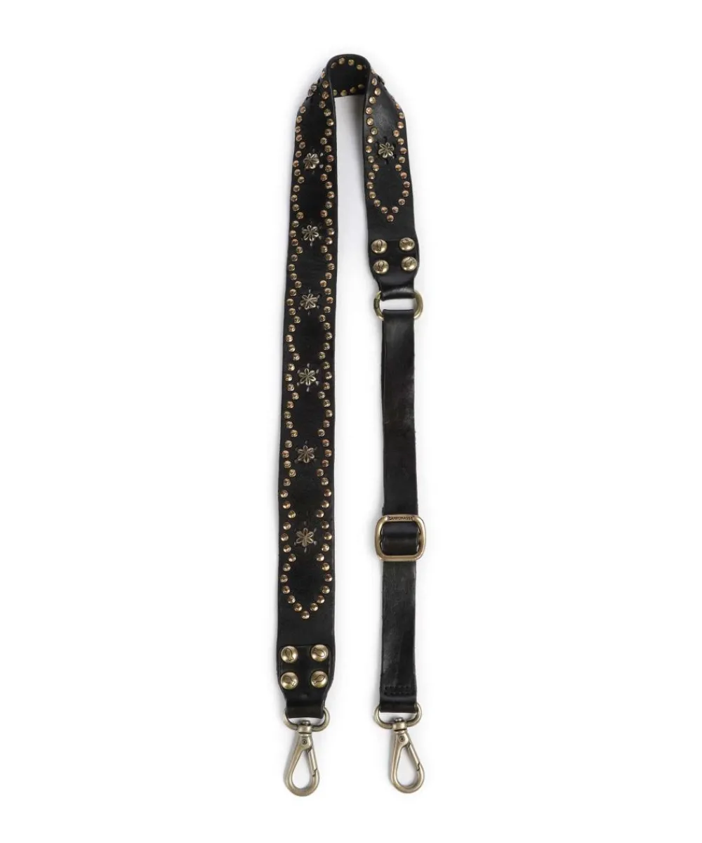 Campomaggi Bag strap fine grain cow leather black Sale
